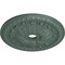 Ekena Millwork Tomango Egg & Dart Medallion (Canopies up to 6 3/4"), 27 7/8"OD x 3 7/8"ID x 2 1/2"P, Cloud Burst CM27TOCBF - alternate 2